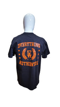 Load image into Gallery viewer, Everything Authentic Black and Orange T-Shirt