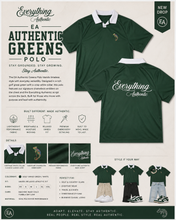 Load image into Gallery viewer, EA Authentic Greens Polo ￼