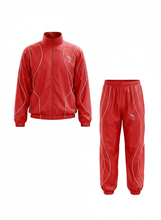 Load image into Gallery viewer, Everything Authentic Track Suit Red