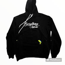 Load image into Gallery viewer, Glow in the Dark EA Black Hoodie