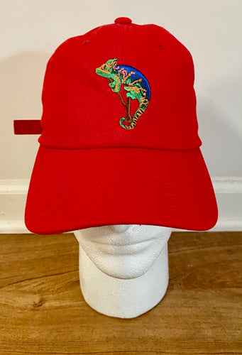 EA Red Chameleon Dad Hat